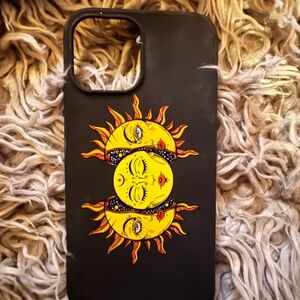 Black Sun and Moon Phone Case Iphone 12 pro max